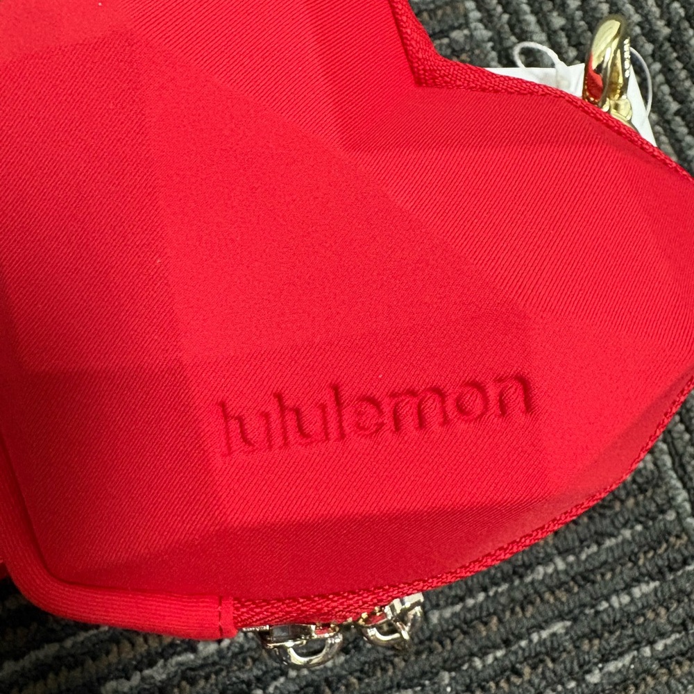 lululemon athletica Oxford Red Heart Wristlet - Picture 2 of 7